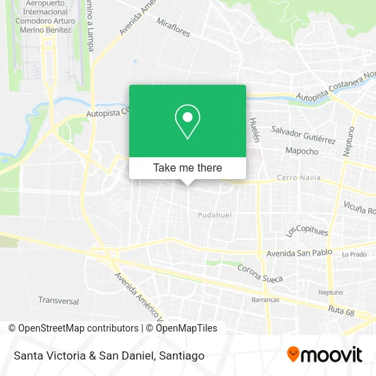 Santa Victoria & San Daniel map