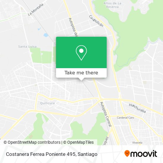 Costanera Ferrea Poniente 495 map