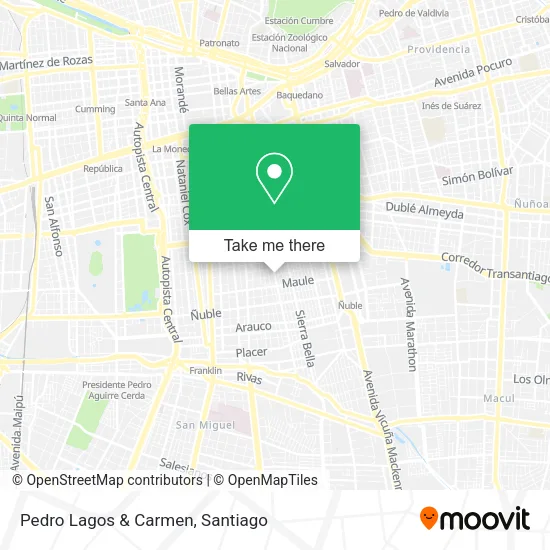 Pedro Lagos & Carmen map