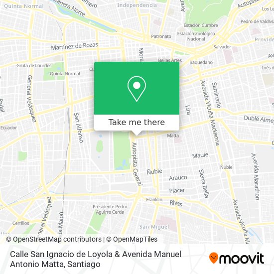 Calle San Ignacio de Loyola & Avenida Manuel Antonio Matta map