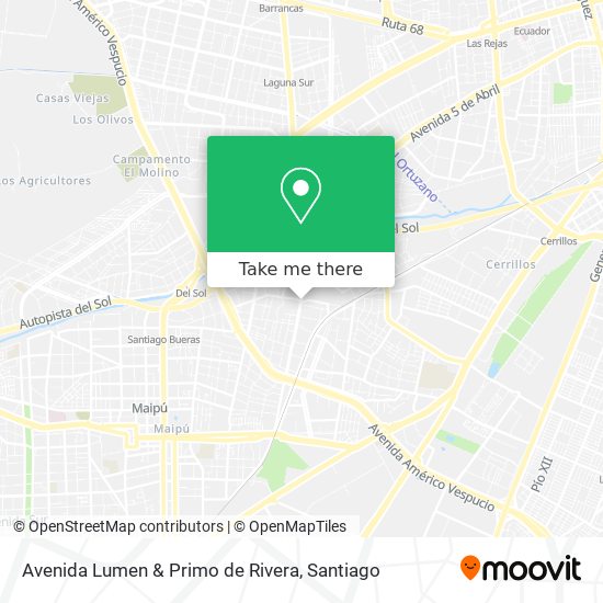 Avenida Lumen & Primo de Rivera map