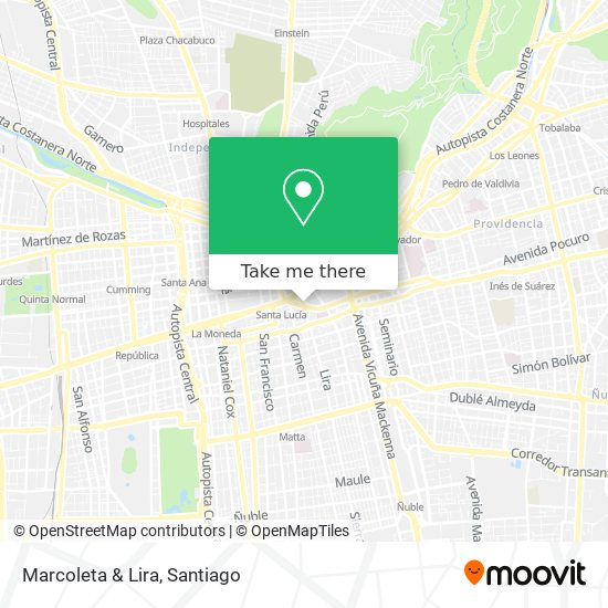 Mapa de Marcoleta & Lira