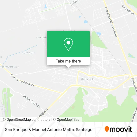 San Enrique & Manuel Antonio Matta map