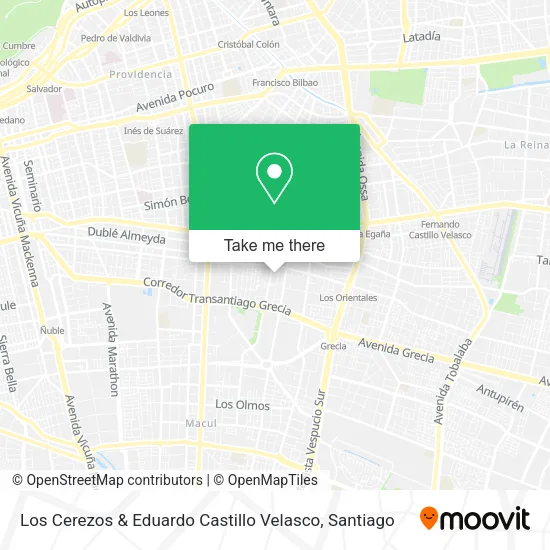 Los Cerezos & Eduardo Castillo Velasco map