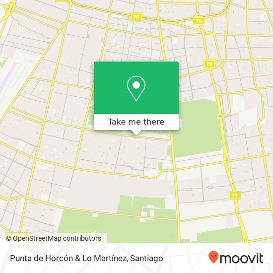 Punta de Horcón & Lo Martínez map