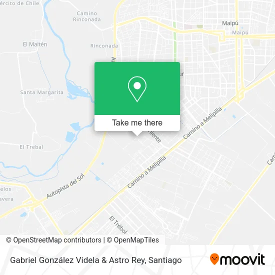 Gabriel González Videla & Astro Rey map