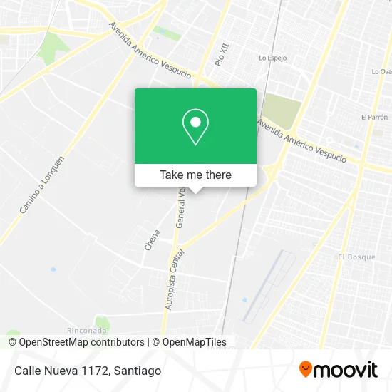 Mapa de Calle Nueva 1172