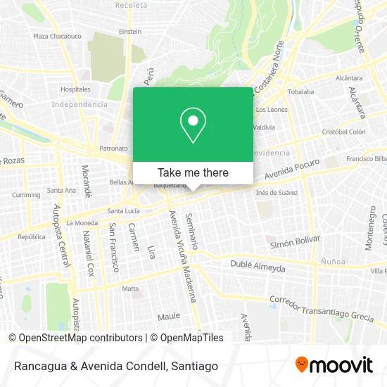 Rancagua & Avenida Condell map