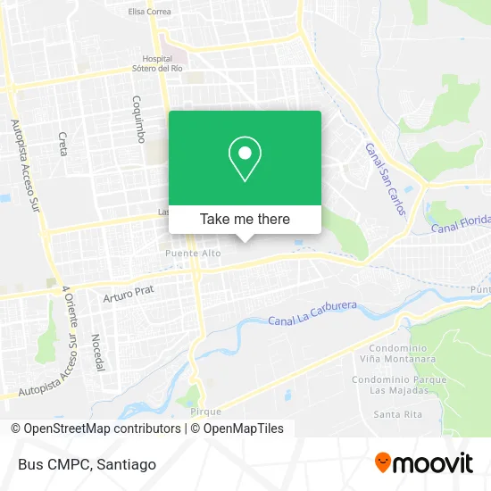 Mapa de Bus CMPC