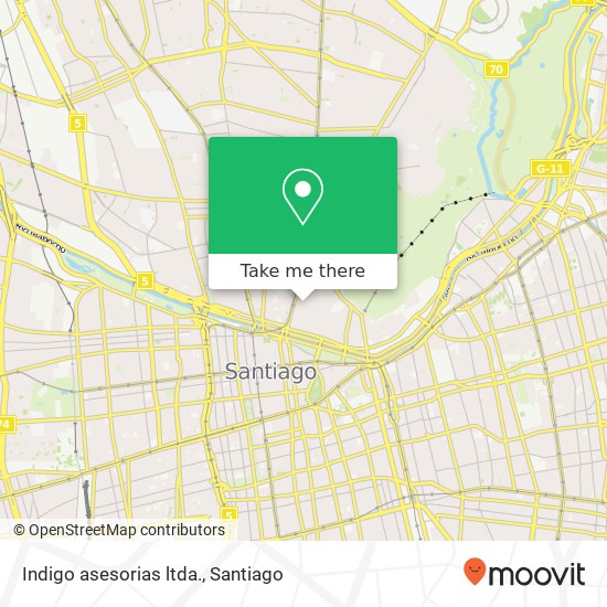 Indigo asesorias ltda. map