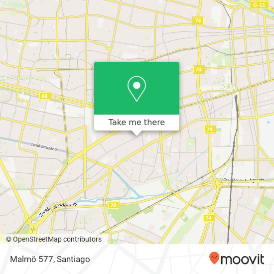 Malmö 577 map