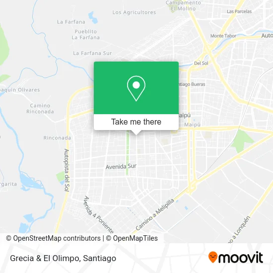 Grecia & El Olimpo map