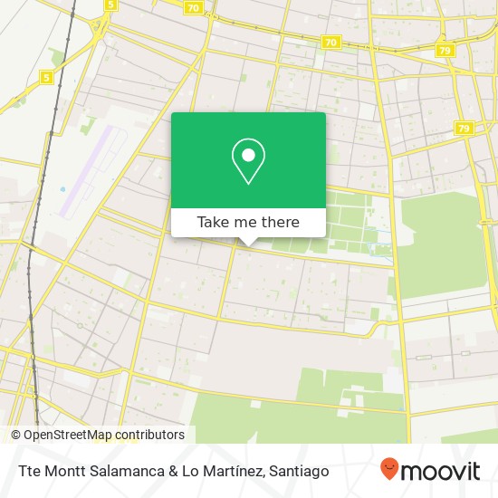 Tte Montt Salamanca & Lo Martínez map
