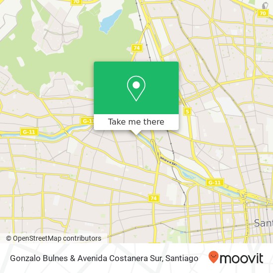 Gonzalo Bulnes & Avenida Costanera Sur map