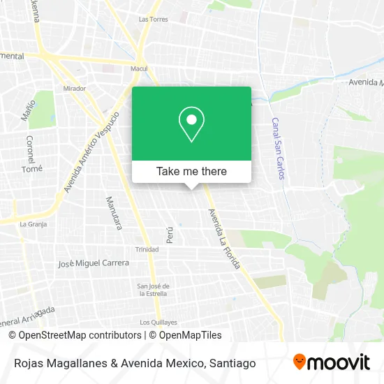 Rojas Magallanes & Avenida Mexico map