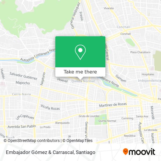 Embajador Gómez & Carrascal map