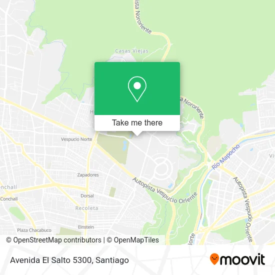 Avenida El Salto 5300 map