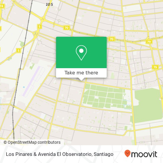 Mapa de Los Pinares & Avenida El Observatorio