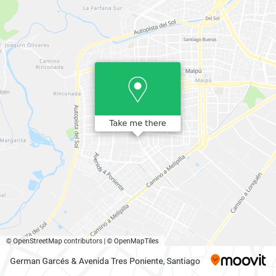 German Garcés & Avenida Tres Poniente map