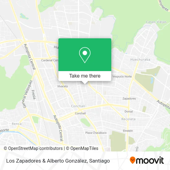 Los Zapadores & Alberto González map