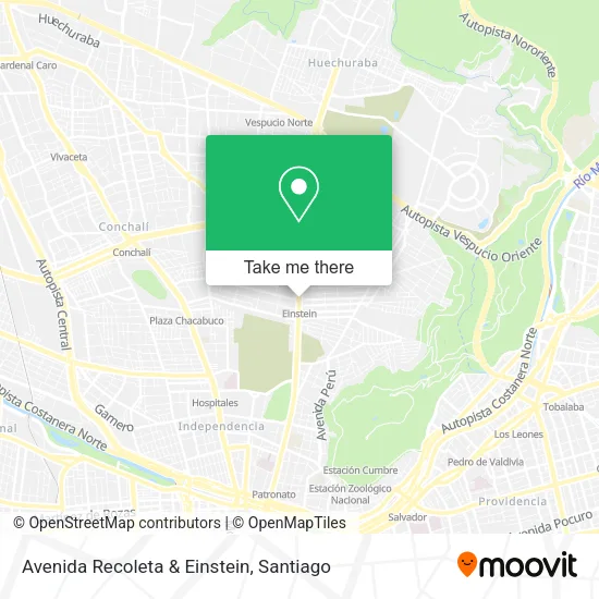 Avenida Recoleta & Einstein map