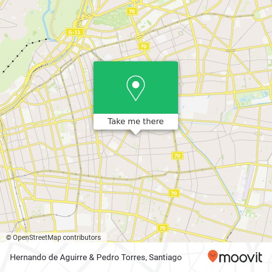 Mapa de Hernando de Aguirre & Pedro Torres