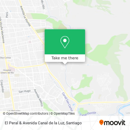 El Peral & Avenida Canal de la Luz map
