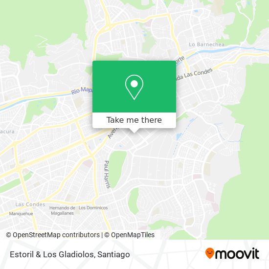 Estoril & Los Gladiolos map