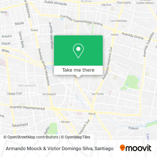 Armando Moock & Víctor Domingo Silva map