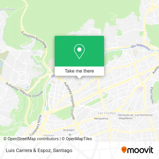 Luis Carrera & Espoz map