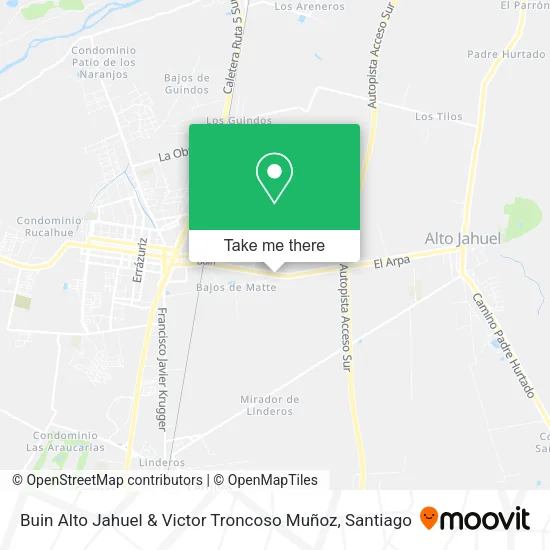 Mapa de Buin Alto Jahuel & Victor Troncoso Muñoz