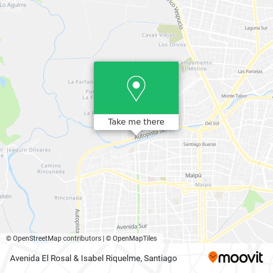 Avenida El Rosal & Isabel Riquelme map
