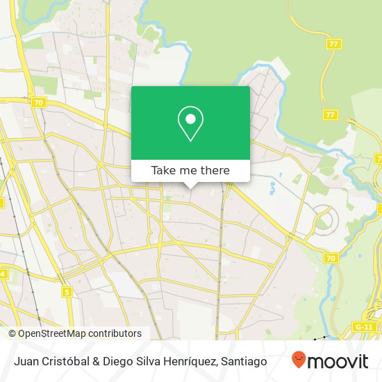 Juan Cristóbal & Diego Silva Henríquez map