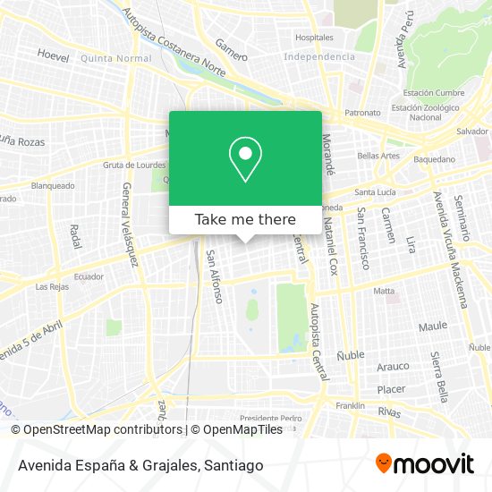 Avenida España & Grajales map