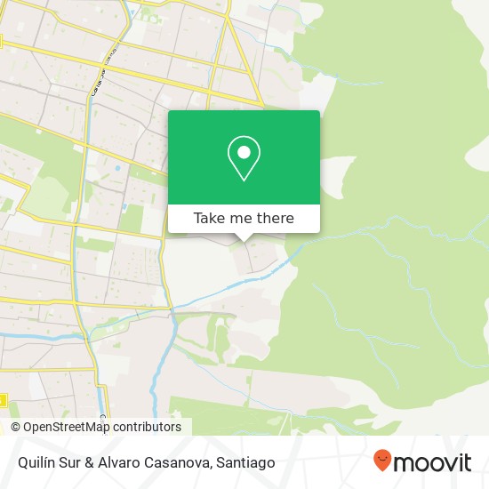 Mapa de Quilín Sur & Alvaro Casanova