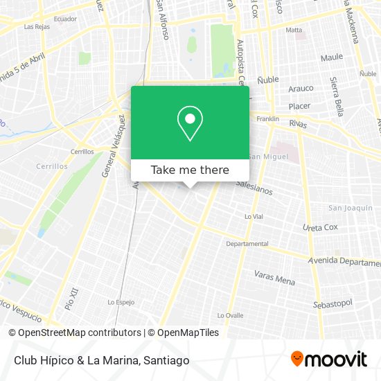 Club Hípico & La Marina map