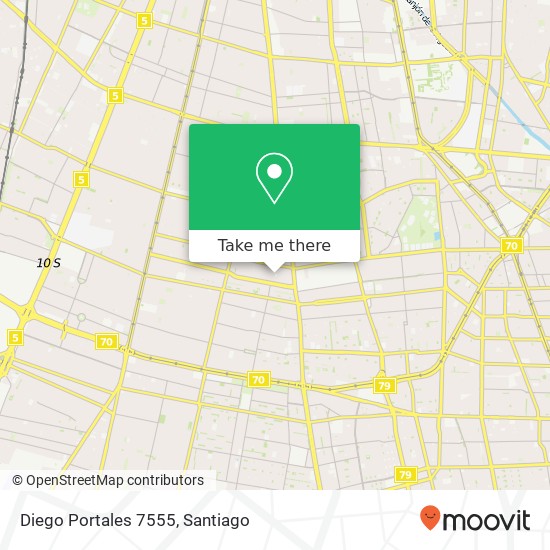 Diego Portales 7555 map