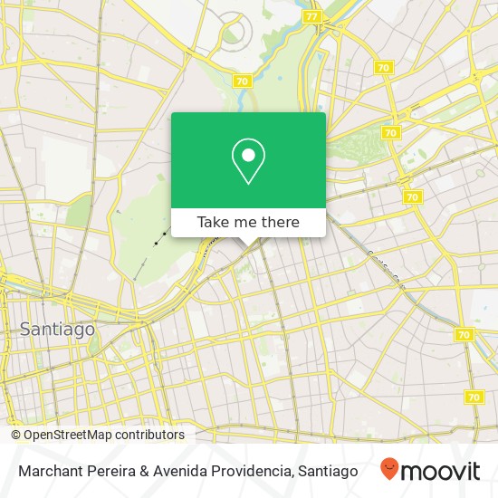 Marchant Pereira & Avenida Providencia map