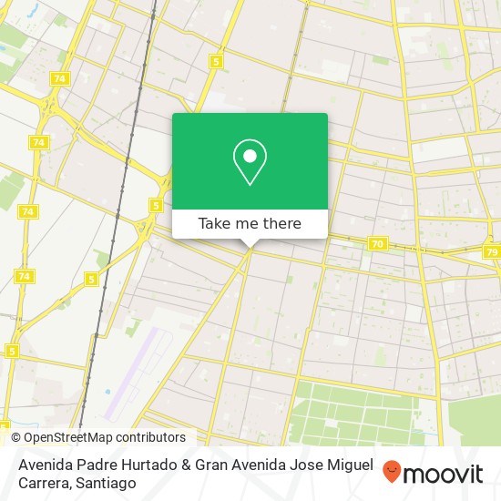 Avenida Padre Hurtado & Gran Avenida Jose Miguel Carrera map