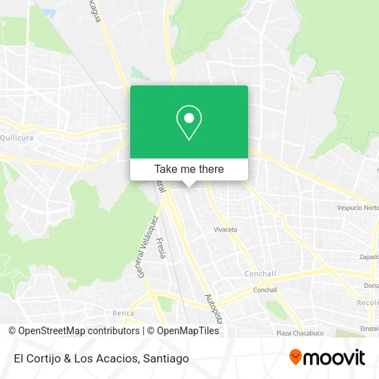 El Cortijo & Los Acacios map