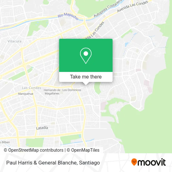 Mapa de Paul Harris & General Blanche
