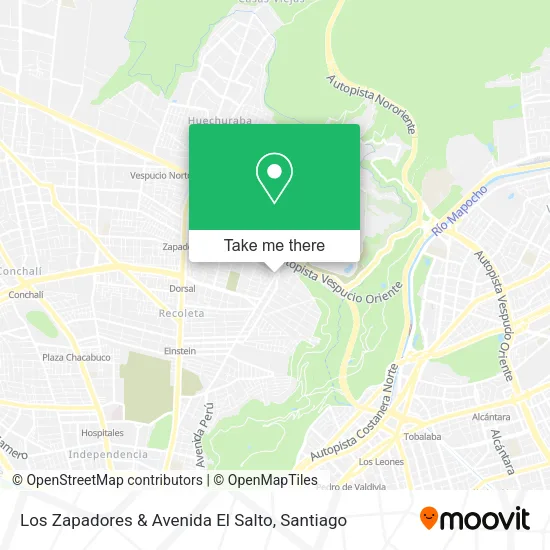 Los Zapadores & Avenida El Salto map