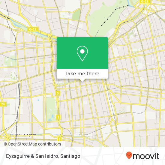 Eyzaguirre & San Isidro map