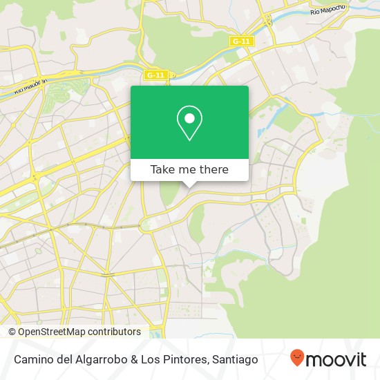 Camino del Algarrobo & Los Pintores map