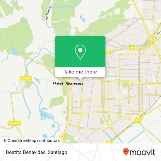 Beatita Benavides map