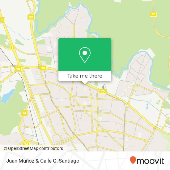 Juan Muñoz & Calle G map