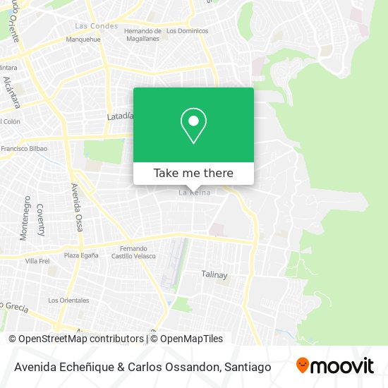 Avenida Echeñique & Carlos Ossandon map