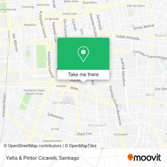 Yalta & Pintor Cicarelli map
