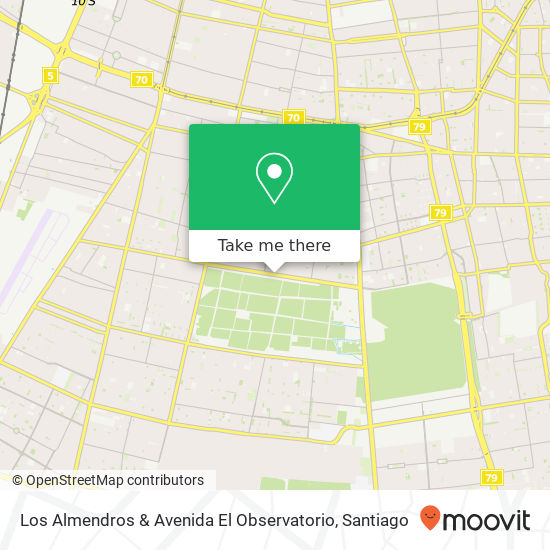 Los Almendros & Avenida El Observatorio map
