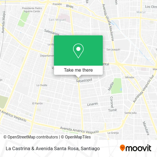 La Castrina & Avenida Santa Rosa map